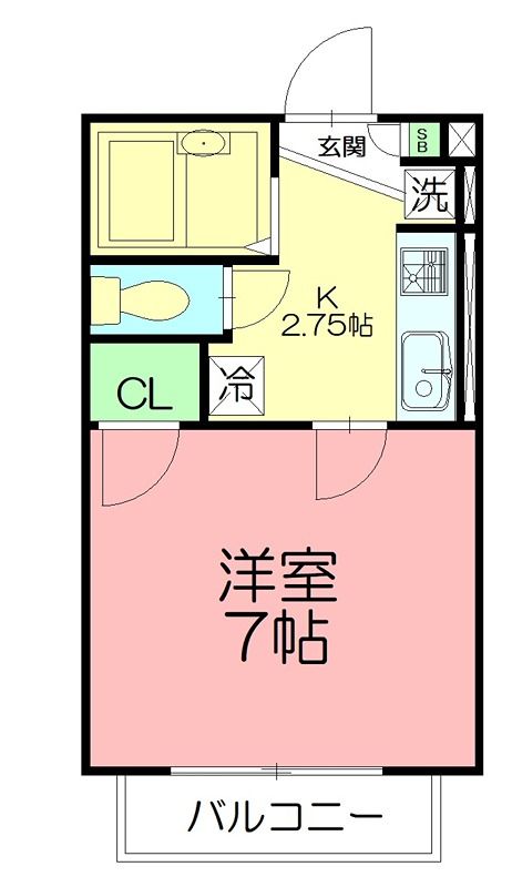 パーク湘南 202号室 間取り