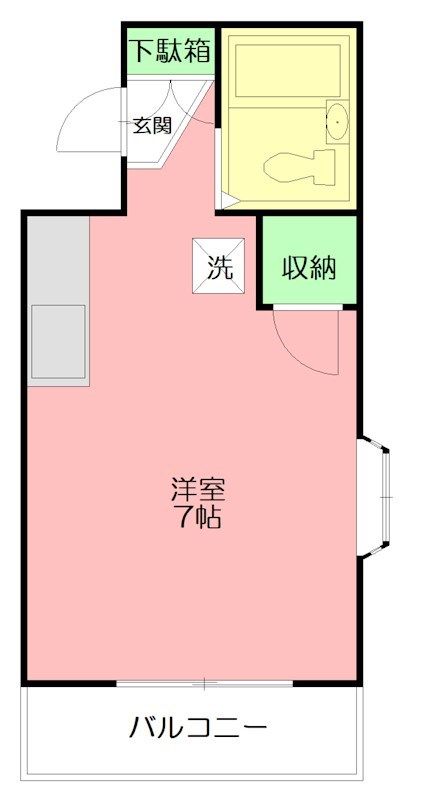 第5野本ビル 202号室 間取り