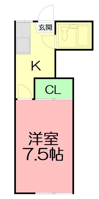 ムツミハイツ 間取り図