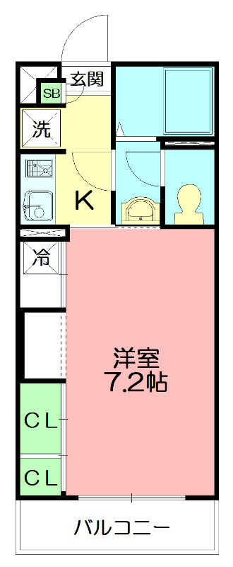 リブリ・Hanaみずき 106号室 間取り