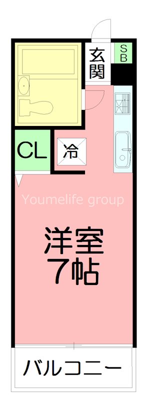 MAK本郷台 203号室 間取り