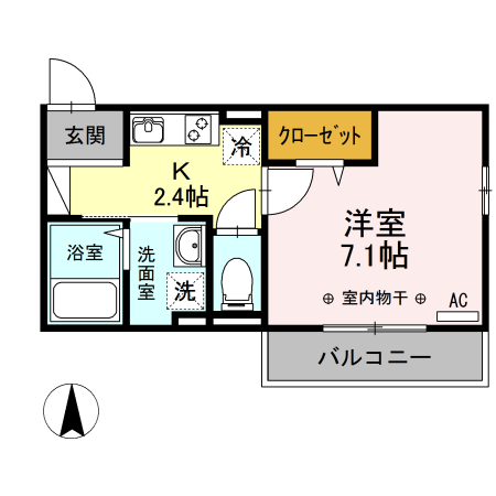 エトーレ・DⅢ 302号室 間取り