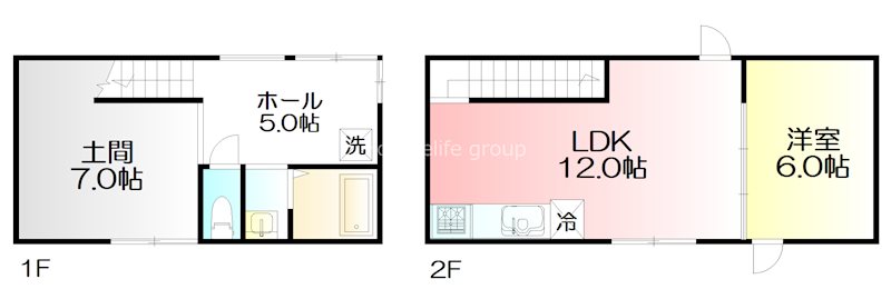 ＃248　Sakurayama（ハッシュタグニヨンハチサクラヤマ） A号室 間取り