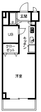 渚マンション 302号室 間取り