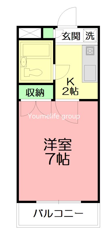 メゾン相模野 108号室 間取り