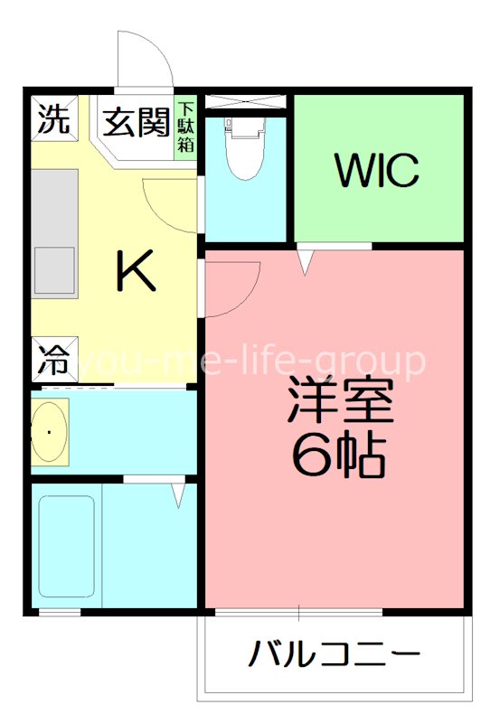 TOLERANZ 101号室 間取り