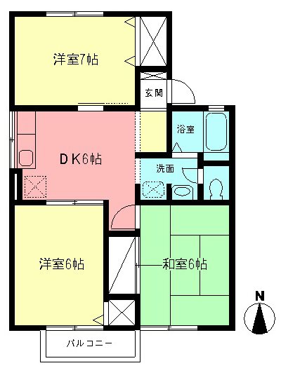エスペランサ湘南 202号室 間取り