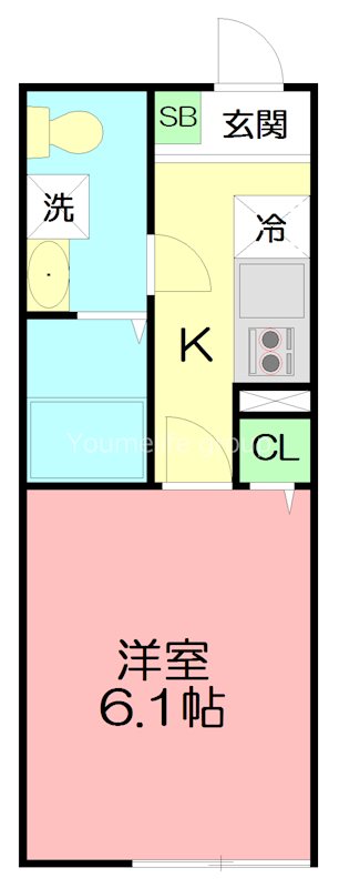 ダイヤモンドテラス鵠沼海岸A 101号室 間取り