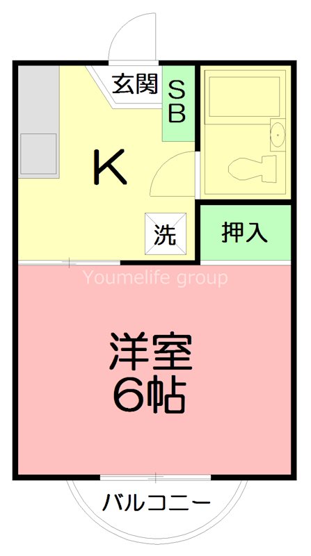 アーバンライフ榊原 202号室 間取り
