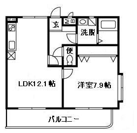 アビタシオン湘南 402号室 間取り