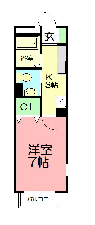 ペペ湘南 101号室 間取り