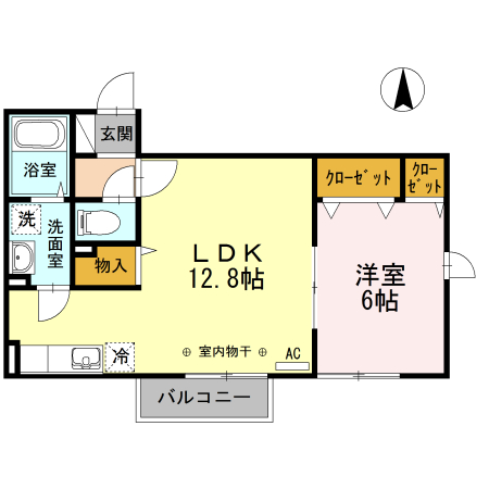 ジュネス湘南 202号室 間取り