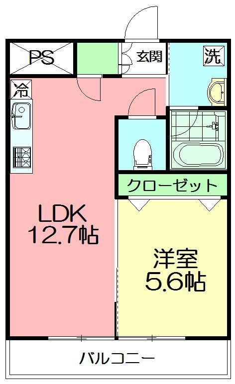 メゾンドユイット 302号室 間取り