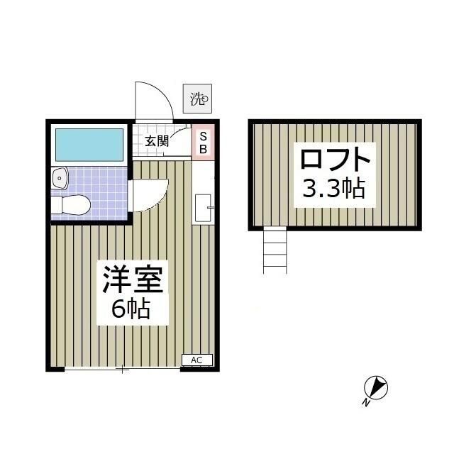 スマイルハウス第6 106号室 間取り