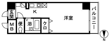インフィニティー湘南 202号室 間取り