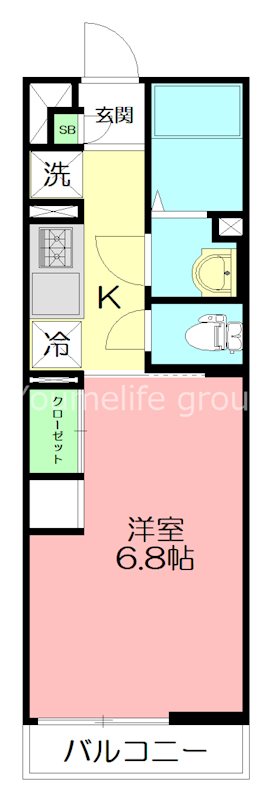リブリ・サン茅ヶ崎 101号室 間取り
