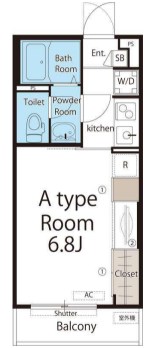 リブリ・ELPIS KOTOBUKI 101号室 間取り