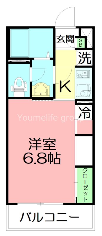 リブリ・ELPIS KOTOBUKI 302号室 間取り