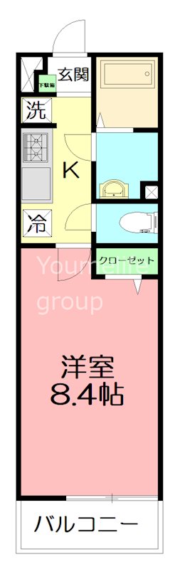 リブリ・WINROSE 202号室 間取り