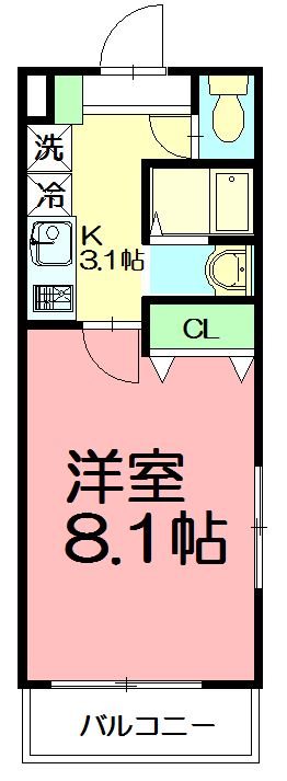 メゾンイナモト 304号室 間取り