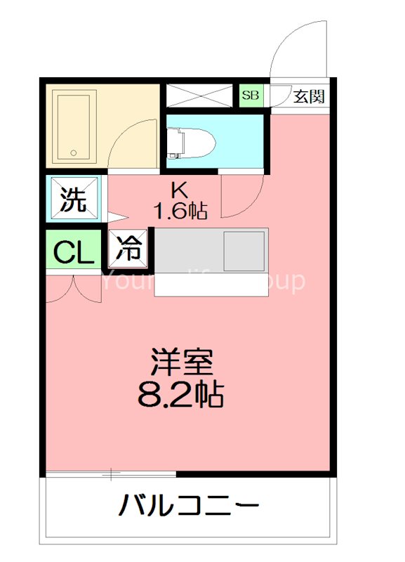 ＲＡＰT   304号室 間取り