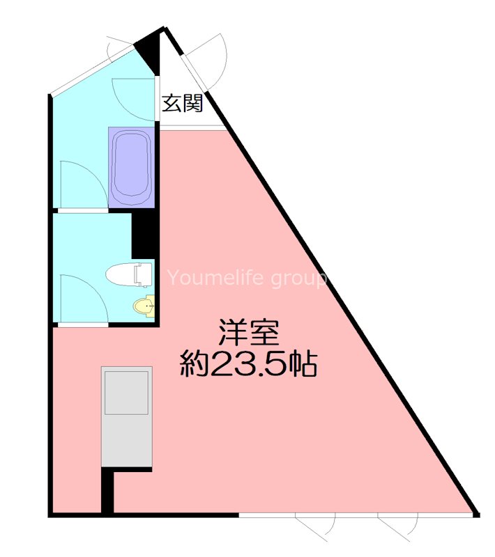 WEEKEND HOUSE ALLEY 202号室 間取り