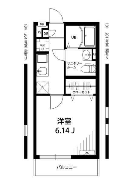 リブリ・branche（ブランシュ） 103号室 間取り