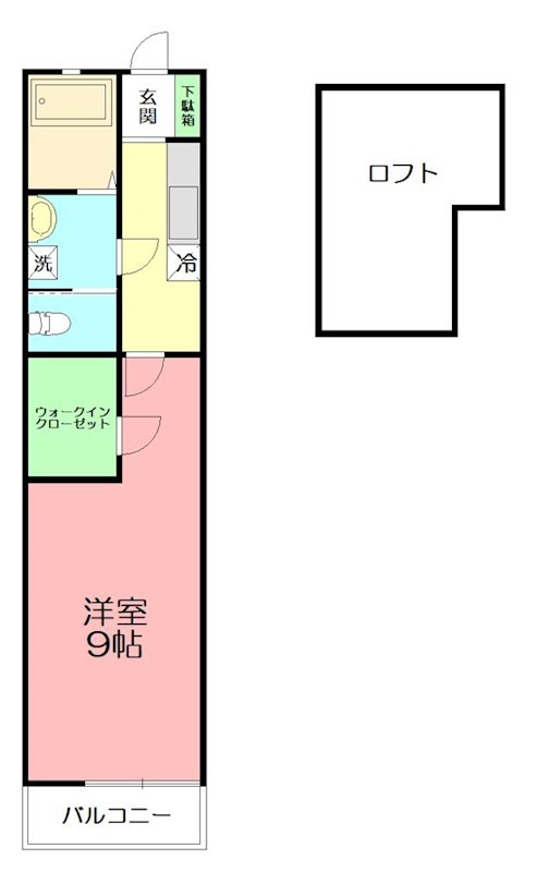 サクラセラピア 207号室 間取り