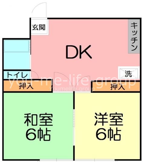 ハイツ北ノ沢 間取り
