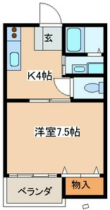 AYA 203号室 間取り