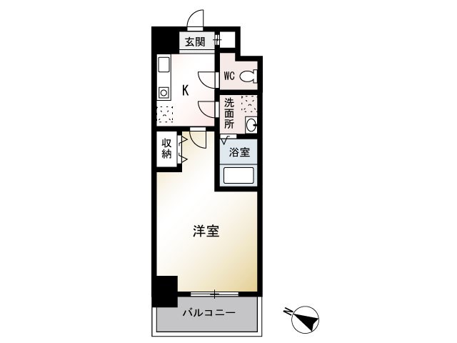 KADOIE TSUJIDO（カドイエツジドウ） 401号室 間取り