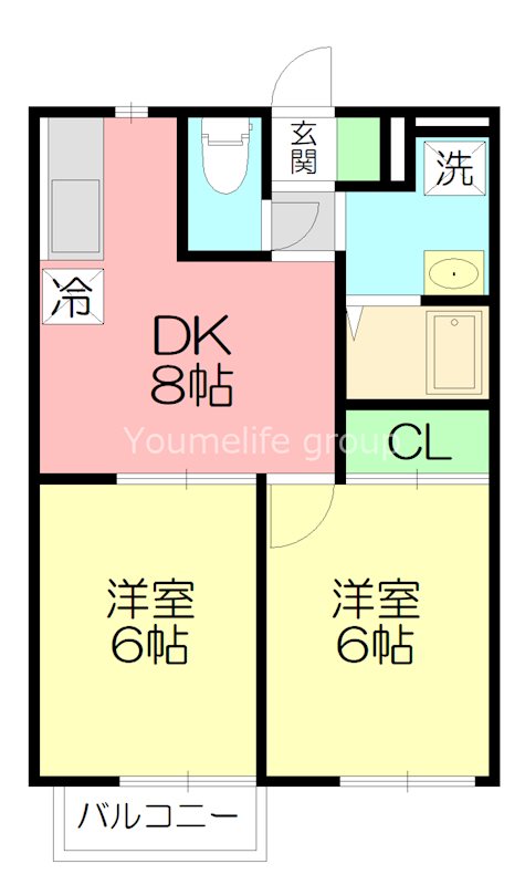 アイプラザ大磯 102号室 間取り