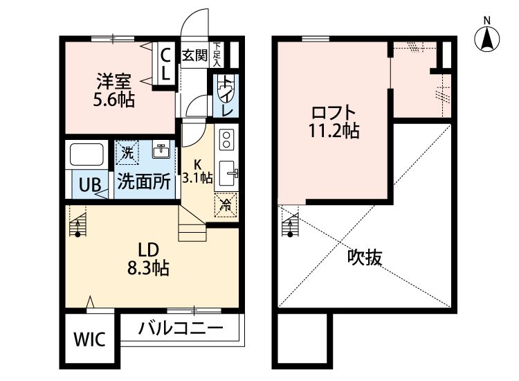 LA・room（ラ・ルーム） 202号室 間取り