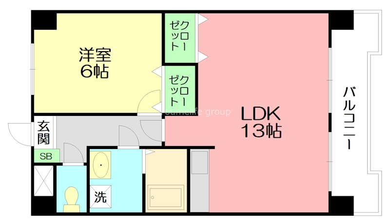 メゾンサモワール 402号室 間取り
