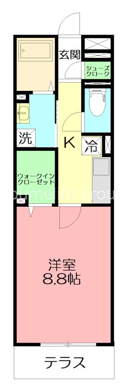 ハーウェル湘南台 105号室 間取り
