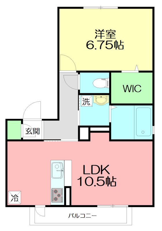 スクエア　ヤマニ 202号室 間取り