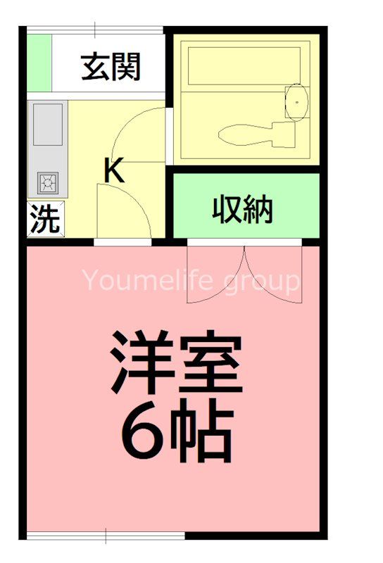 新久荘 103号室 間取り