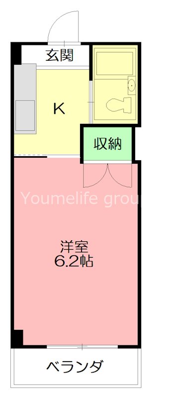コスモ桜台 302号室 間取り