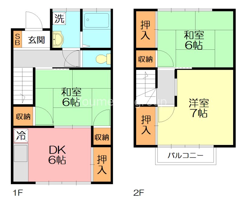 テラスハウスオーキッド3 間取り