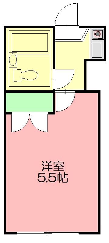 クレールメゾン本鵠沼 205号室 間取り