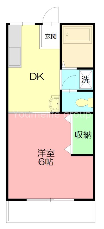 ロイヤルハウス平田 203号室 間取り