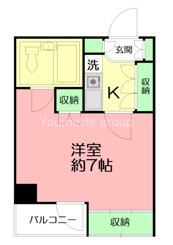 グリーンメゾン本厚木 501号室 間取り