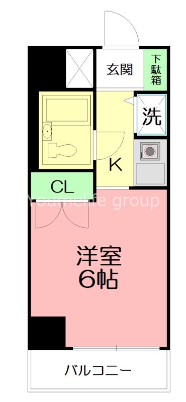 アーバンヒルズ本厚木 307号室 間取り