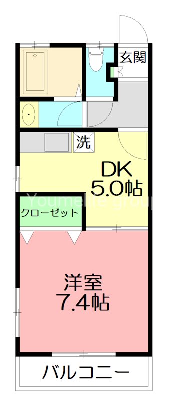 オルタンシア 201号室 間取り
