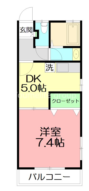 オルタンシア 202号室 間取り