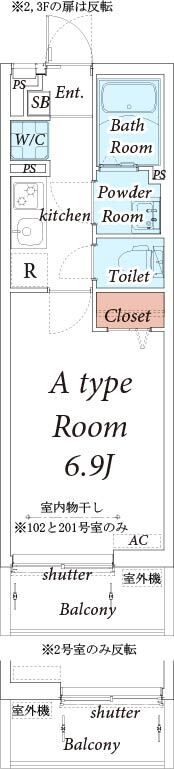 リブリ・茅ヶ崎Ⅱ 302号室 間取り