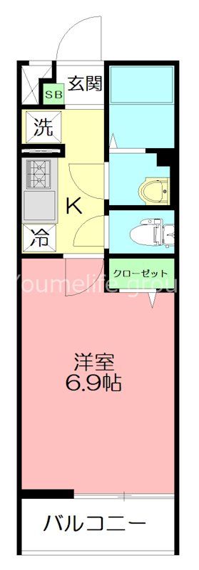 リブリ・茅ヶ崎Ⅱ 302号室 間取り