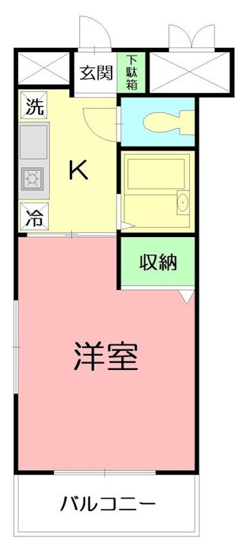 ベルグランデ 305号室 間取り