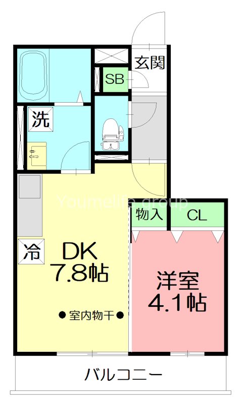 ソラリオ鵠沼 303号室 間取り