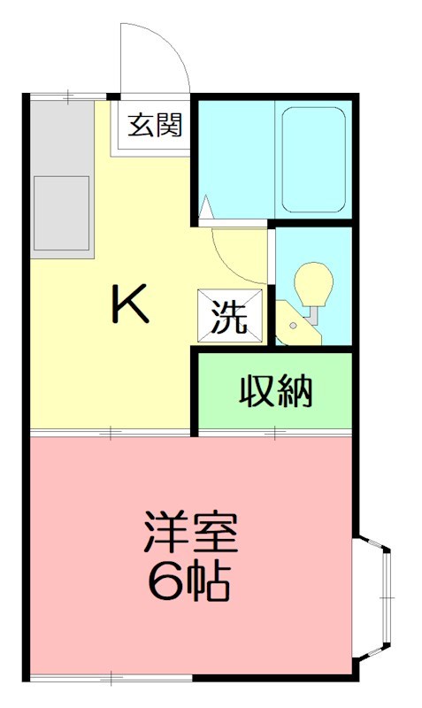 ファミーユ菅野 101号室 間取り